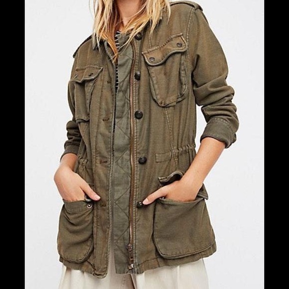Free People military jacket